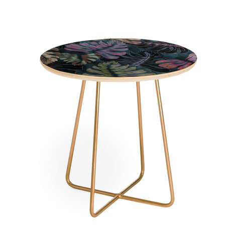 Schatzi Brown Phoenix Tropical Juniper Round Side Table