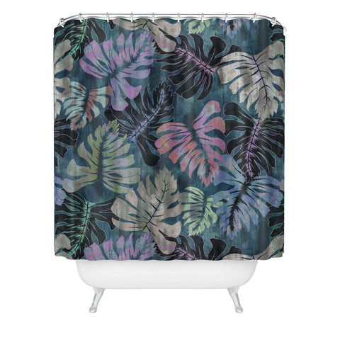 Schatzi Brown Phoenix Tropical Juniper Shower Curtain