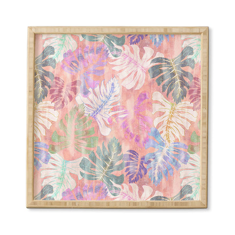Schatzi Brown Phoenix Tropical Peach Framed Wall Art