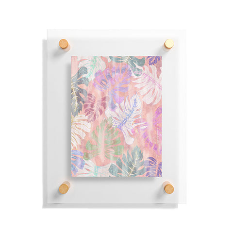 Schatzi Brown Phoenix Tropical Peach Floating Acrylic Print