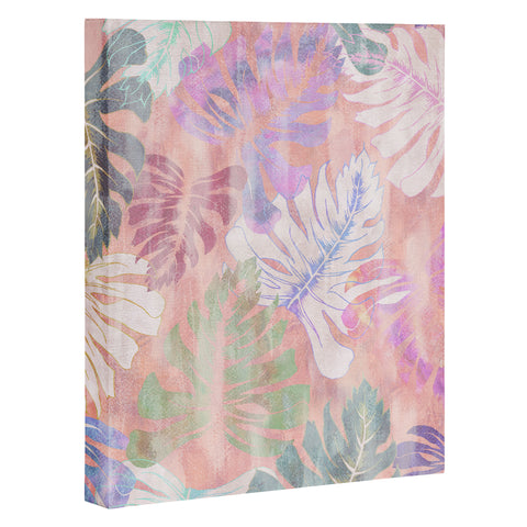 Schatzi Brown Phoenix Tropical Peach Art Canvas