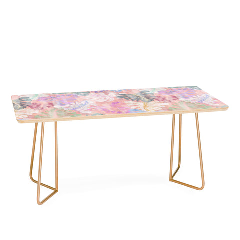 Schatzi Brown Phoenix Tropical Peach Coffee Table