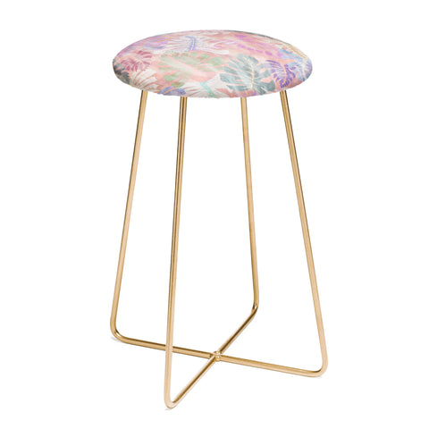 Schatzi Brown Phoenix Tropical Peach Counter Stool