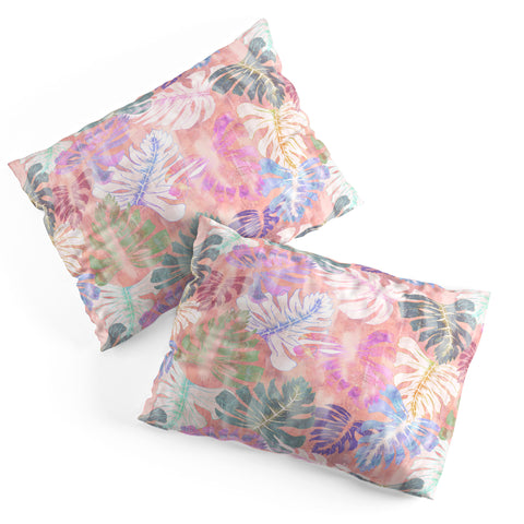 Schatzi Brown Phoenix Tropical Peach Pillow Shams