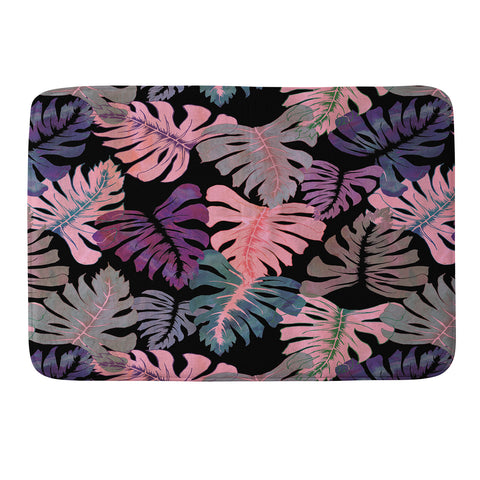 Schatzi Brown Phoenix Tropical Pink Memory Foam Bath Mat