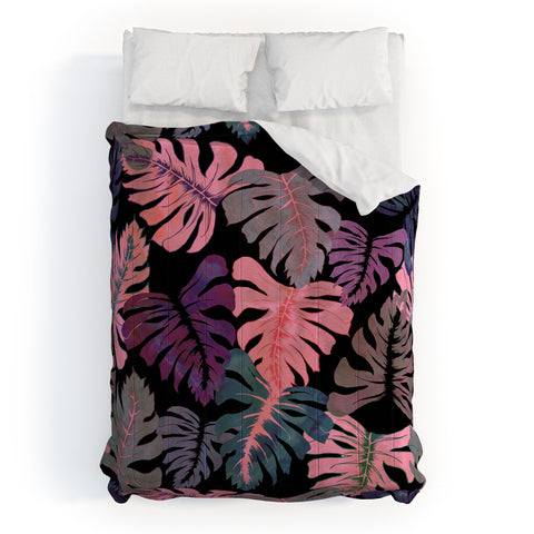 Schatzi Brown Phoenix Tropical Pink Comforter
