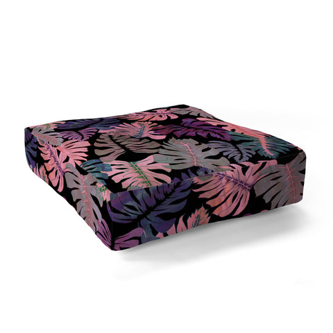 Schatzi Brown Phoenix Tropical Pink Floor Pillow Square