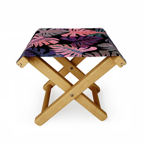 Schatzi Brown Phoenix Tropical Pink Folding Stool