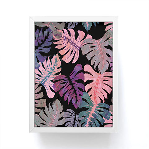 Schatzi Brown Phoenix Tropical Pink Framed Mini Art Print