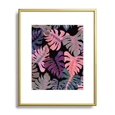 Schatzi Brown Phoenix Tropical Pink Metal Framed Art Print