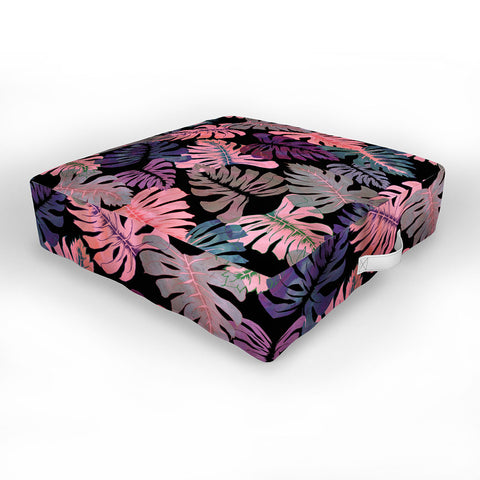 Schatzi Brown Phoenix Tropical Pink Outdoor Floor Cushion