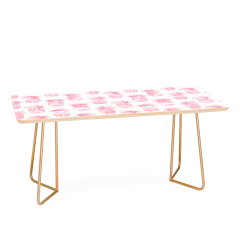 Schatzi Brown Pineapple Pink Coffee Table