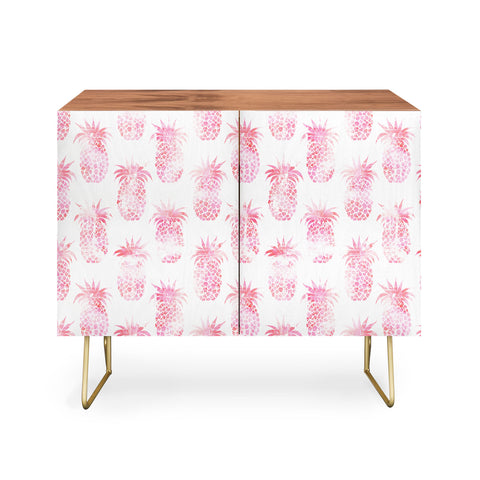 Schatzi Brown Pineapple Pink Credenza