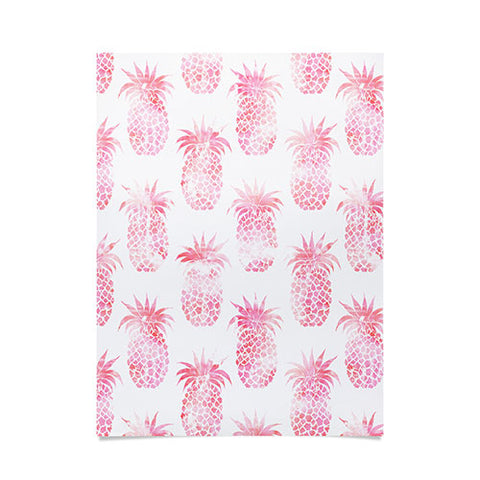 Schatzi Brown Pineapple Pink Poster