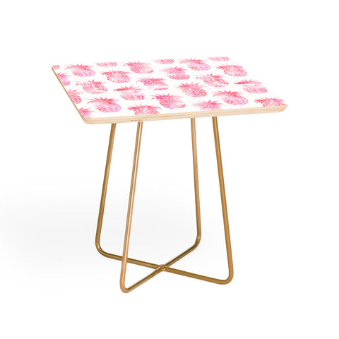 Schatzi Brown Pineapple Pink Side Table