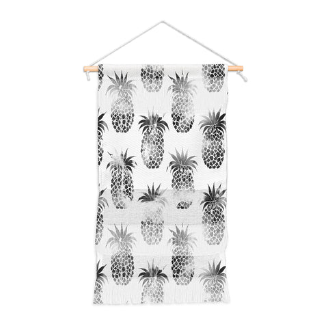 Schatzi Brown Pineapples Black Wall Hanging Portrait