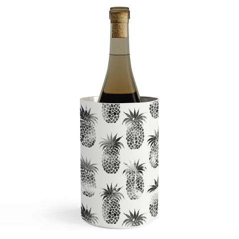 Schatzi Brown Pineapples Black Wine Chiller