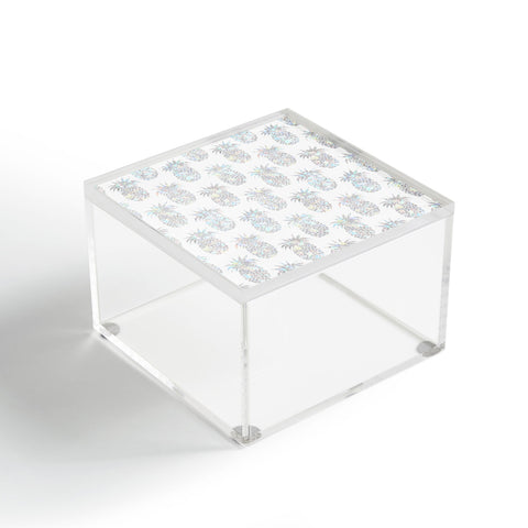Schatzi Brown Pineapples Crystal Acrylic Box