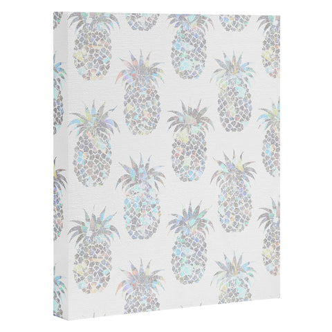 Schatzi Brown Pineapples Crystal Art Canvas