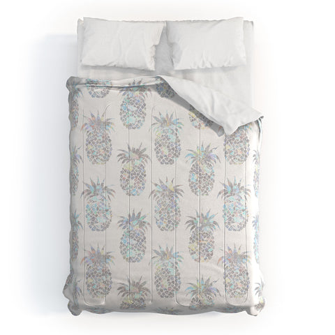 Schatzi Brown Pineapples Crystal Comforter