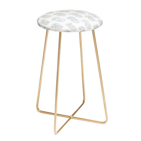 Schatzi Brown Pineapples Crystal Counter Stool