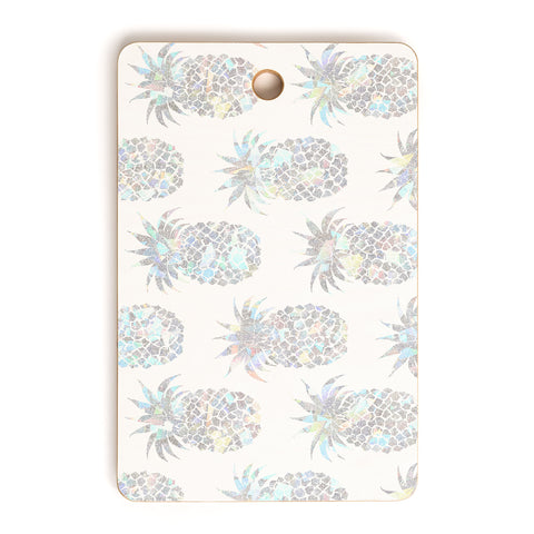 Schatzi Brown Pineapples Crystal Cutting Board Rectangle