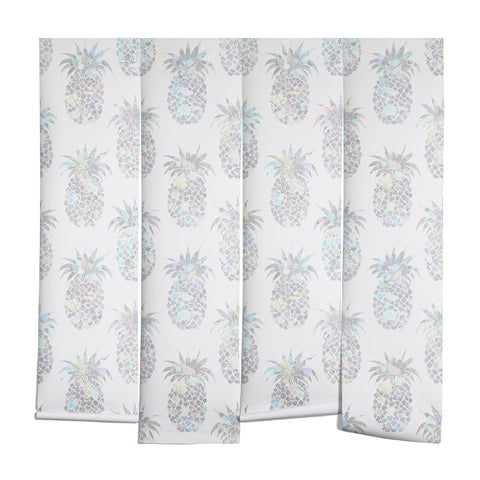 Schatzi Brown Pineapples Crystal Wall Mural