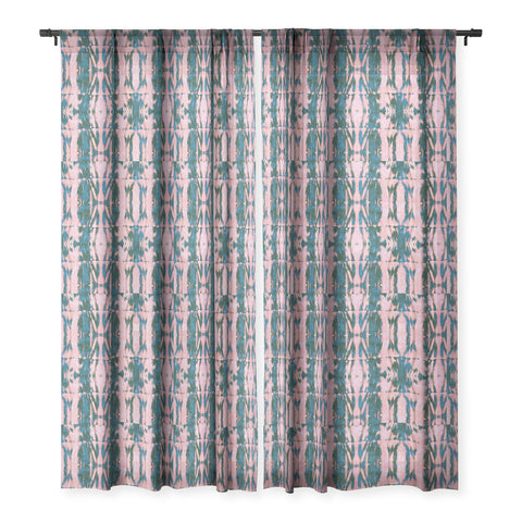 Schatzi Brown Quinn Tie Dye 1A Sheer Window Curtain