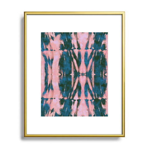 Schatzi Brown Quinn Tie Dye 1A Metal Framed Art Print