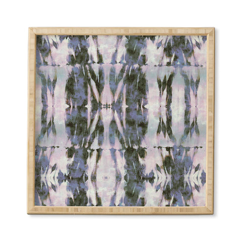 Schatzi Brown Quinn Tie Dye Gray Framed Wall Art