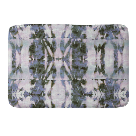 Schatzi Brown Quinn Tie Dye Gray Memory Foam Bath Mat