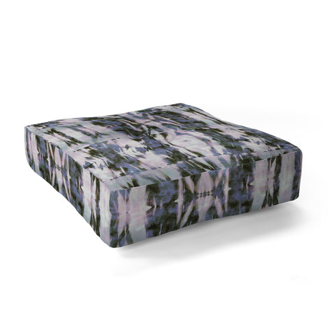 Schatzi Brown Quinn Tie Dye Gray Floor Pillow Square
