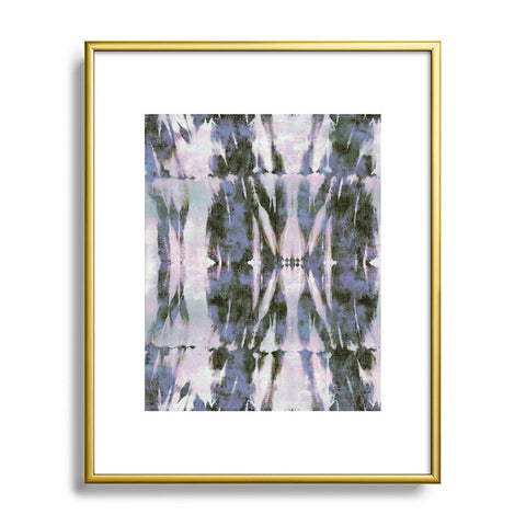 Schatzi Brown Quinn Tie Dye Gray Metal Framed Art Print