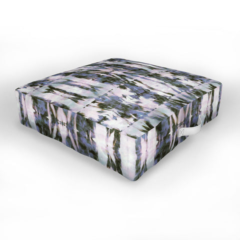 Schatzi Brown Quinn Tie Dye Gray Outdoor Floor Cushion