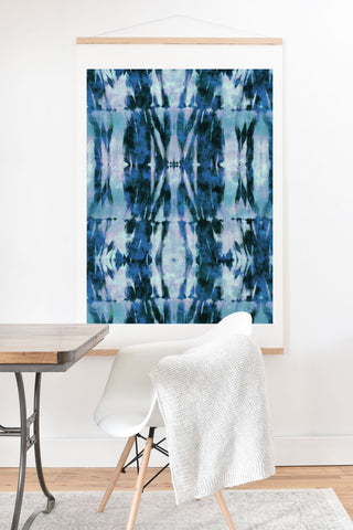 Schatzi Brown Quinn Tie Dye Marine Art Print And Hanger
