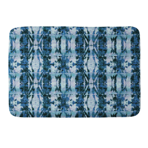 Schatzi Brown Quinn Tie Dye Marine Memory Foam Bath Mat