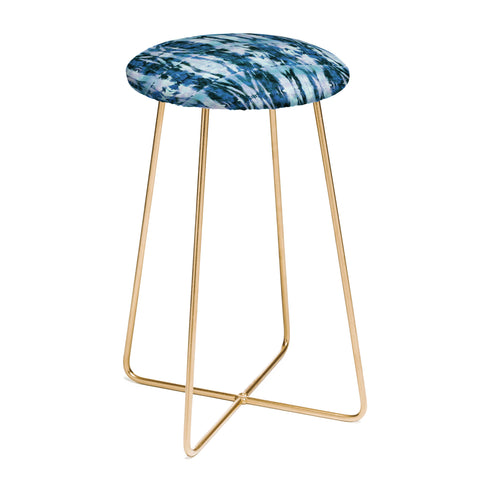 Schatzi Brown Quinn Tie Dye Marine Counter Stool