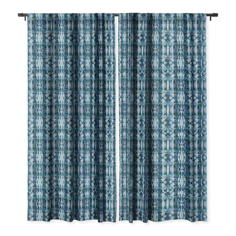 Schatzi Brown Quinn Tie Dye Marine Blackout Window Curtain
