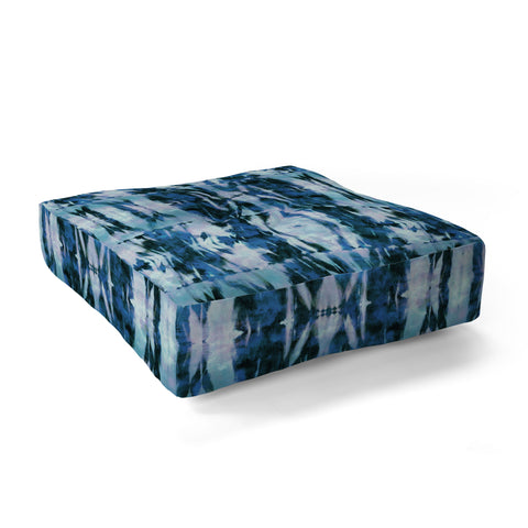 Schatzi Brown Quinn Tie Dye Marine Floor Pillow Square