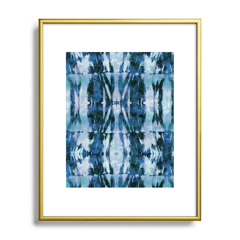 Schatzi Brown Quinn Tie Dye Marine Metal Framed Art Print