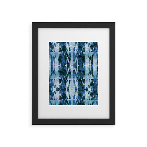 Schatzi Brown Quinn Tie Dye Marine Framed Art Print