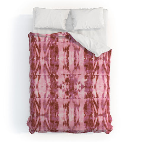 Schatzi Brown Quinn Tie Dye Pink Duvet Cover