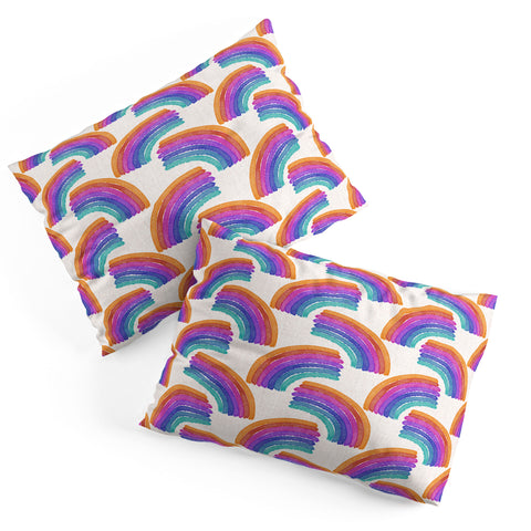 Schatzi Brown Rainbow Arch Pillow Shams