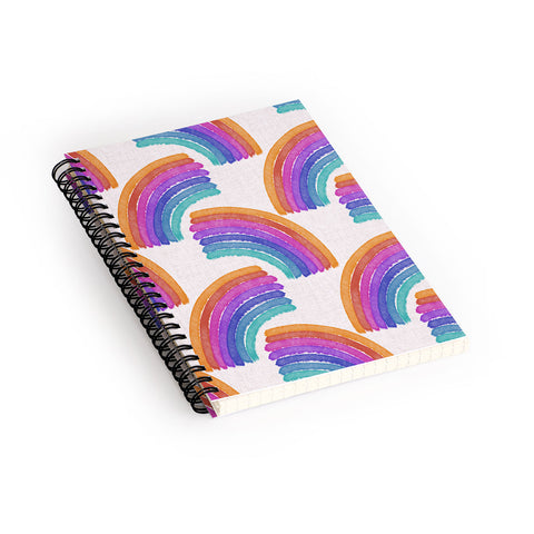 Schatzi Brown Rainbow Arch Spiral Notebook