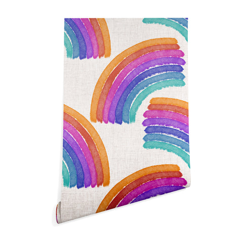 Schatzi Brown Rainbow Arch Wallpaper