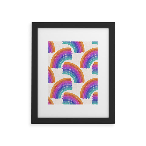 Schatzi Brown Rainbow Arch Framed Art Print