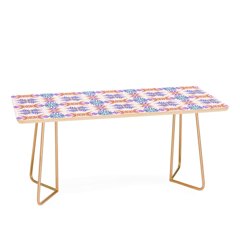 Schatzi Brown Rainbow Tribal Boho 1 Coffee Table