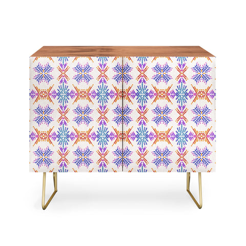 Schatzi Brown Rainbow Tribal Boho 1 Credenza