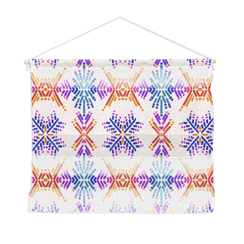 Schatzi Brown Rainbow Tribal Boho 1 Wall Hanging Landscape