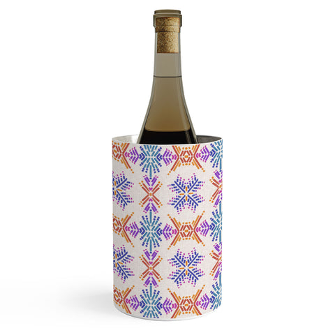 Schatzi Brown Rainbow Tribal Boho 1 Wine Chiller